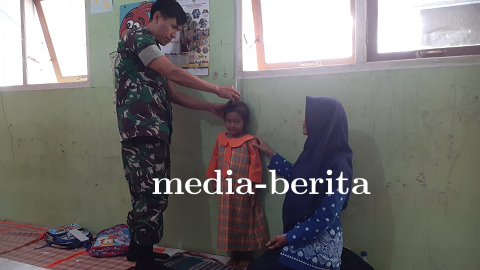 Babinsa Melaksanakan pendampingan Posyandu