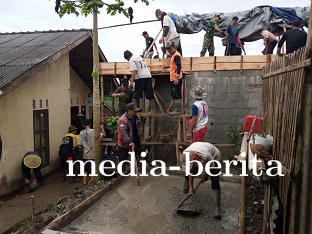 Pelda Teguh Rahayu Bantu Pengecoran TPQ