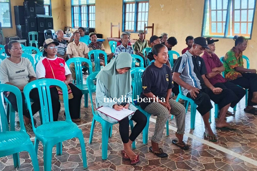 Babinsa Jagebob Hadiri Rapat Kampung Mimi Baru, Perkuat Kesepakatan Perkam Hewan Ternak