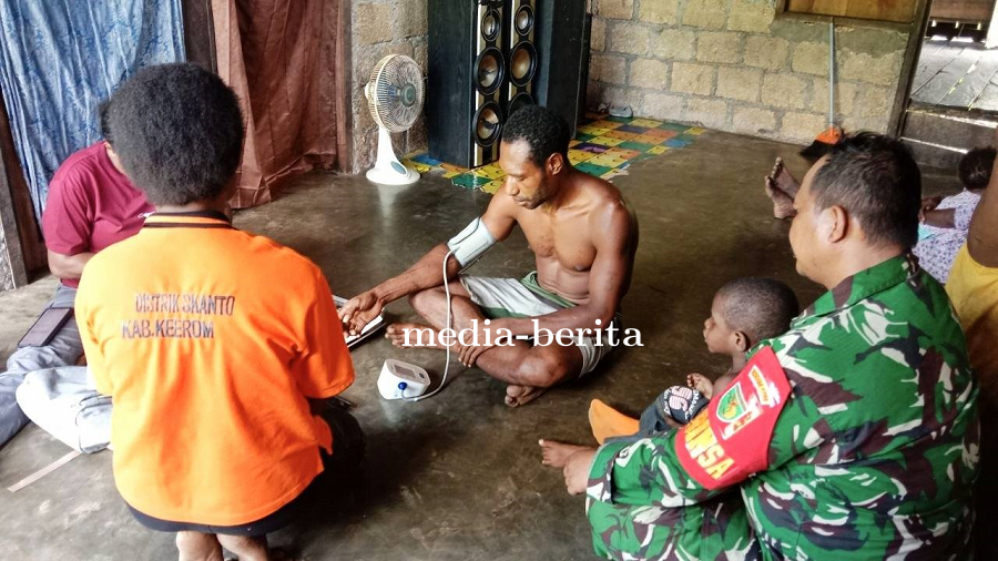 Posyandu Door to Door, Babinsa Dampingi Kader Layani Ibu Hamil hingga Lansia