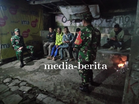 Babinsa Patroli Dan Pos Kamling Bentuk Nyata Kebersamaan
