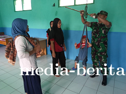 Babinsa Dan Posyandu Antisipasi Stunting