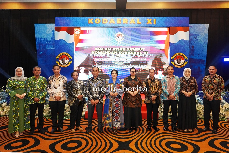 Dandim 1707/Merauke Hadiri Acara Pisah Sambut Dankodaeral XI