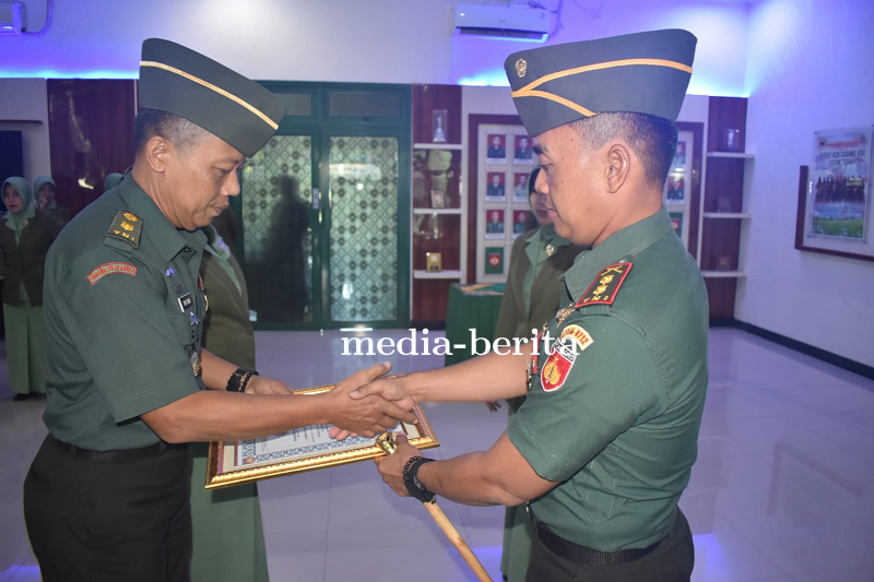 Dandim 0712 Tegal Pimpin Sertijab Kasdim