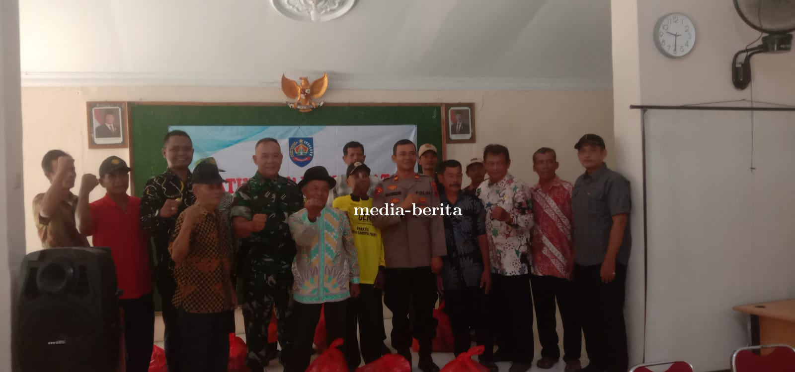 Koramil 11 Pangkah Gelar Pelatihan Peningkatan Kapasitas Linmas Desa Pangkah