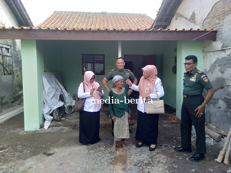 Kunjungan Plt Kadinsos Kab. Tegal Ke Lokasi RTLH Kodim 0712 Tegal