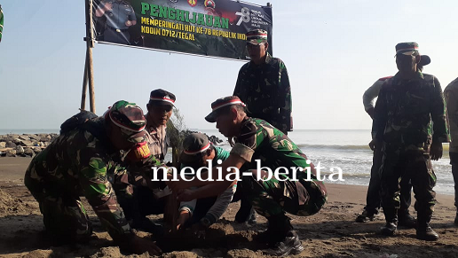 Peringati HUT Kemerdekaan RI ke-78, Kodim 0712 Tegal gelar Penghijauan