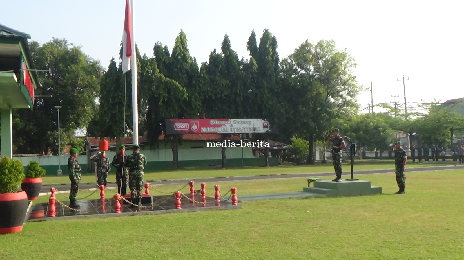 Kodim 0712 Tegal Gelar Upacara Bendera 17-an, Dandim Tekankan Profesionalisme dan Soliditas Prajurit