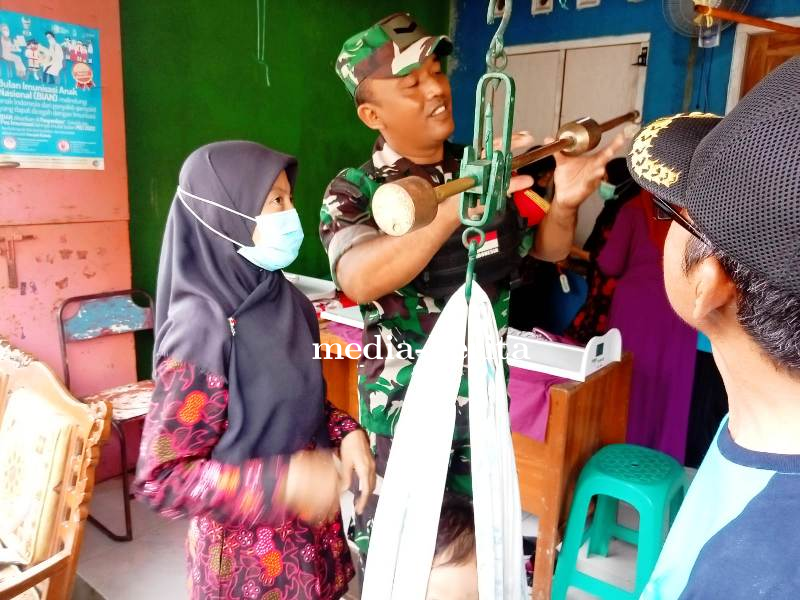 Babinsa Brebes Terus Motivasi Penurunan Stunting